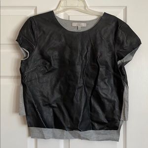 Robert Rodriguez Leather top